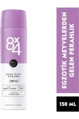 8X4 No.4 Vibrant Flower Sprey Kadın Deodorant 150 ml