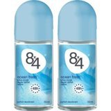 8X4 Ocean Fresh Roll-On Unisex Deodorant 2x50 ml