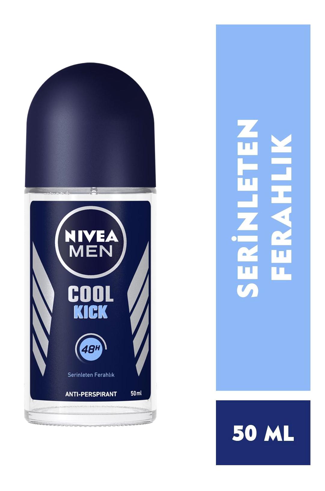 Nivea Aqua Cool Kick Roll-On Unisex Deodorant 50 ml