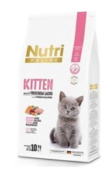 Nutri Feline Kitten Somonlu Yavru Kuru Kedi Maması 10 kg