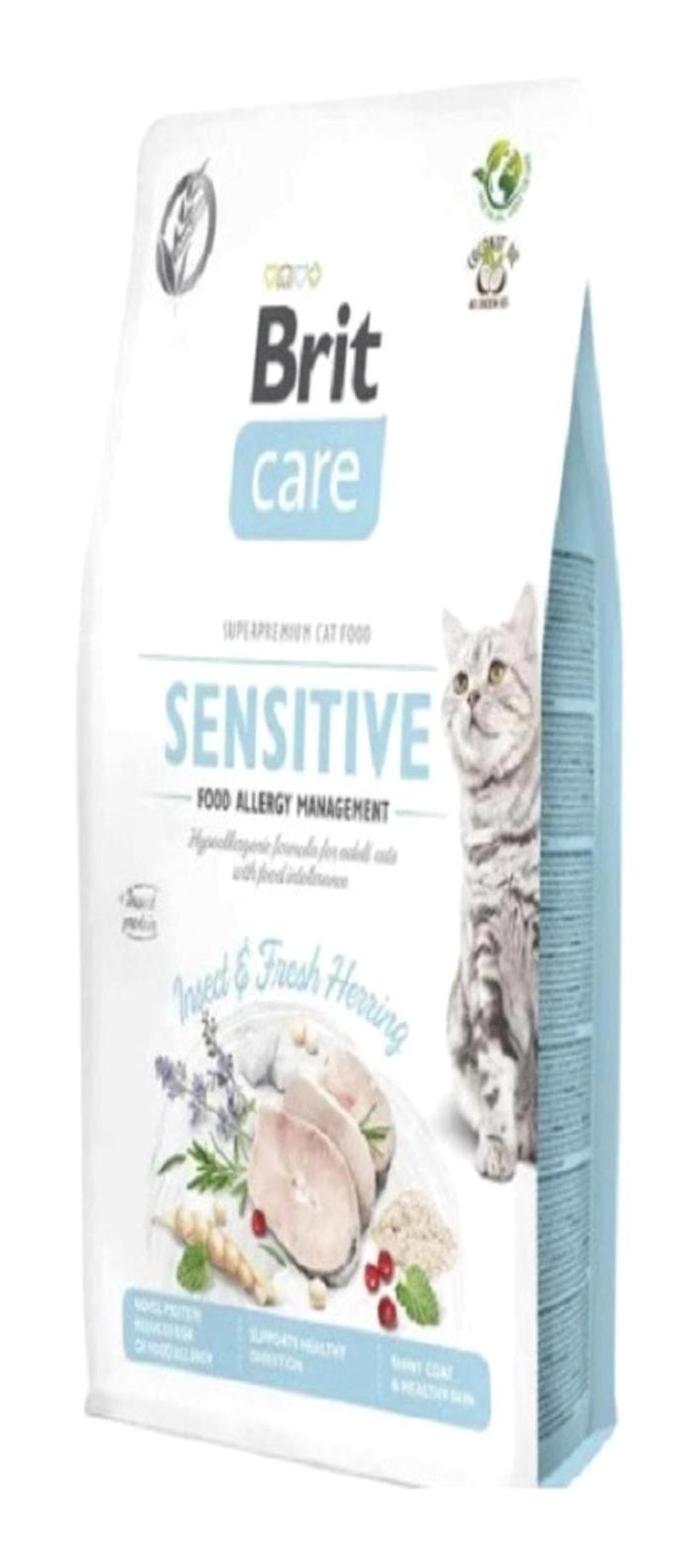 Brit Sensitive Hypoallergenic Ringa Balıklı Yetişkin Kuru Kedi Maması 7 kg