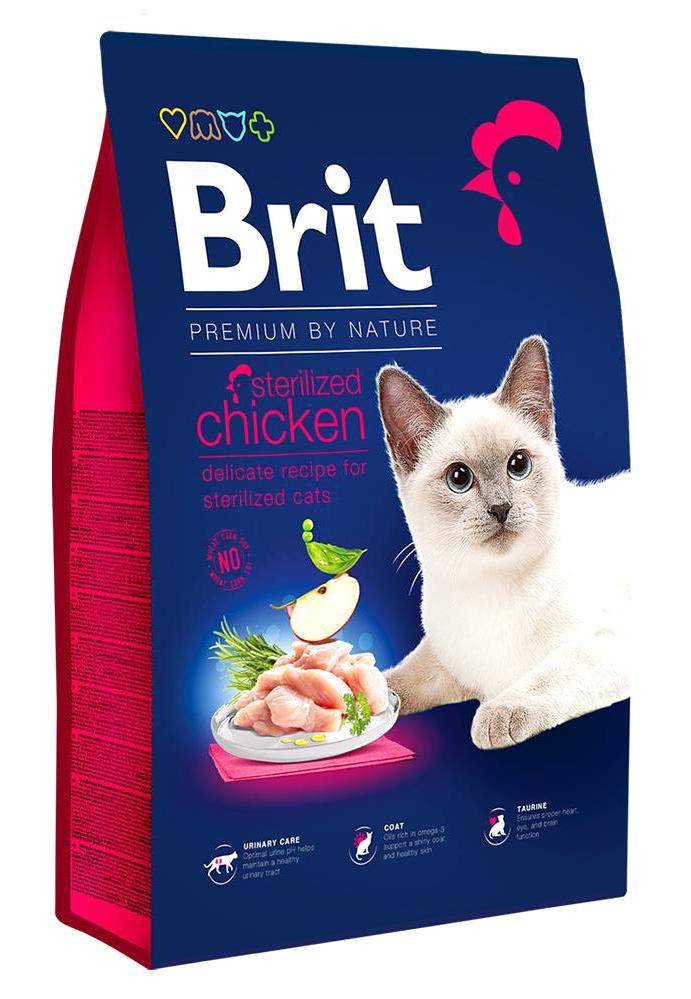 Brit Sterilized Tavuklu Yetişkin Kuru Kedi Maması 8 kg