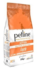 Petline Lovely Somonlu Yavru Kuru Kedi Maması 10 kg