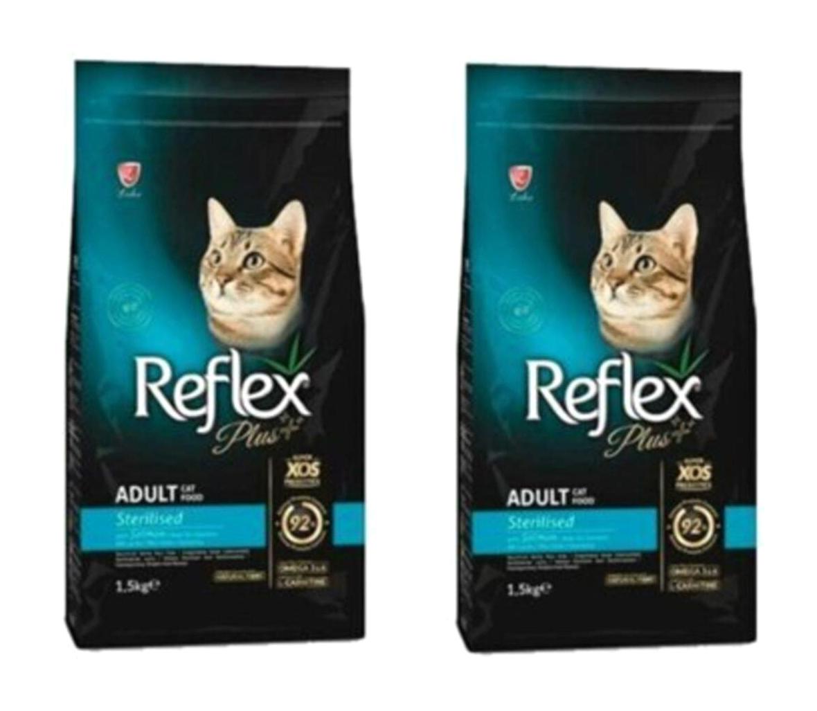 Reflex Sterilised Somonlu Yetişkin Kuru Kedi Maması 2x1.5 kg