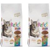 Reflex Renkli Taneli Tavuklu Yetişkin Kuru Kedi Maması 2x3 kg