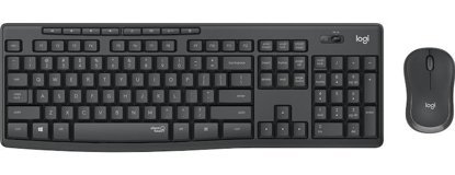 Logitech MK295 Sessiz Kablosuz Türkçe Q Klavye Mouse Seti Siyah