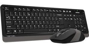 A4Tech FG1010 USB Kablosuz Q Klavye Mouse Set Gri