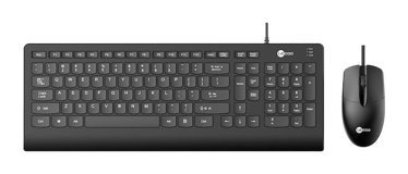 Lenovo Lecoo CM103 Kablolu Klavye Mouse Seti Siyah