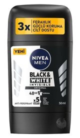 Nivea Black&White Invisible Roll-On Erkek Deodorant 50 ml