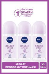 Nivea Double Effect Roll-On Kadın Deodorant 3x50 ml