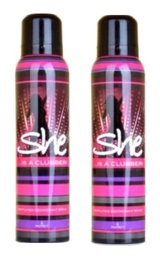 She Is a Clubber Sprey Kadın Deodorant 2x150 ml