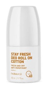 Farmasi Stay Fresh Cotton Roll-On Unisex Deodorant 50 ml