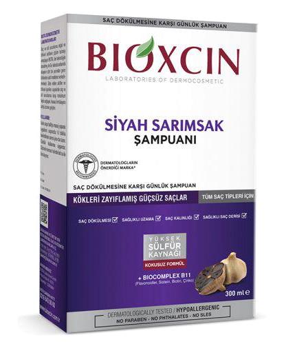 Bioxcin Siyah Sarımsak Dökülme Karşıtı Zayıf Saçlar İçin Şampuan 300 ml