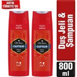 Old Spice Captain 2 in 1 Şampuan 400 ml
