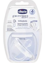 Chicco Physio Soft 4+ Ay Şeffaf Emzik