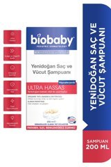 Biobaby Yenidoğan Bebek Şampuanı 200 ml