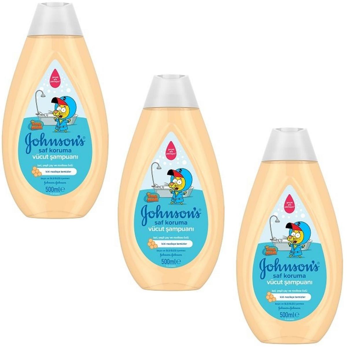 Johnson's Baby Saf Koruma Bebek Şampuanı 3x500 ml