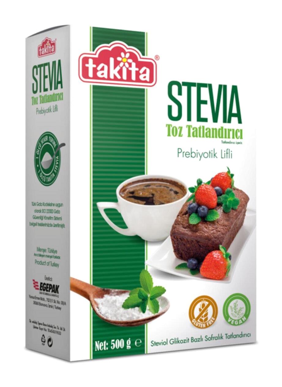 Takita Stevia Prebiyotik Lifli Toz Tatlandırıcı 500 gr