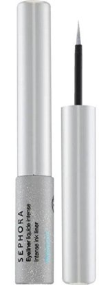 Sephora Intense Ink Liquid 13 Suya Dayanıklı Metallic Royal Silver Kalıcı İnce Uçlu Likit Eyeliner