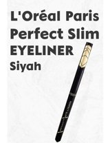 L'oréal Paris Perfect Slim Suya Dayanıklı Saten Siyah İnce Uçlu Kalem Eyeliner
