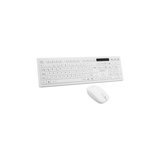 Everest KM-6121 Ergonomik Beyaz Kablosuz Klavye Mouse Seti