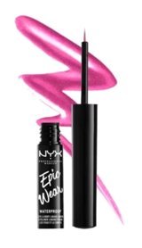 Nyx Epic Wear Suya Dayanıklı Metalik Pembe İnce Uçlu Likit Eyeliner