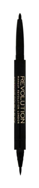 Revolution Awesome Mat Siyah İnce-Kalın Uçlu Kalem Eyeliner