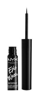 Nyx Epıc Wear 01 Suya Dayanıklı Mat Siyah Kalıcı İnce Uçlu Likit Eyeliner