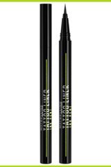 Maybelline New York Tattoo Suya Dayanıklı Mat Siyah Kalıcı İnce Uçlu Likit Eyeliner