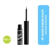 Nyx Epic Wear Metalik Siyah Kalıcı İnce Uçlu Likit Eyeliner