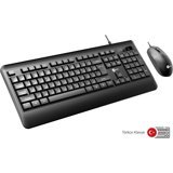 Lenovo Lecoo CM104 Sessiz Siyah Kablolu Klavye Mouse Seti