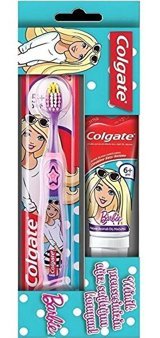 Colgate Barbie Yumuşak U Manuel Çocuk Diş Fırçası Çok Renkli + Diş Macunu