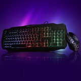 Dark DK-AC-GKM1000 Işıklı Siyah Kablolu Klavye Mouse Seti