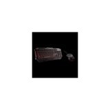 Asus Cerberus Işıklı Siyah Kablolu Klavye Mouse Seti