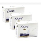 Dove Beauty Cream Bar For Soft-Smooth Skin Sabun 3x100 gr