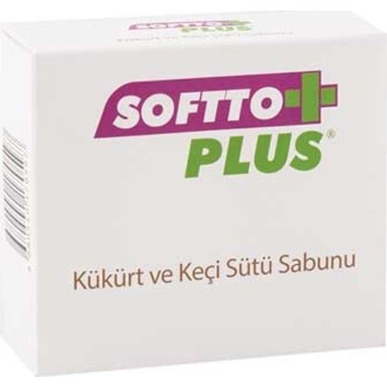 Softto Plus Cilt Nemlendirici Organik Keçi Sütü-Kükürt Sabun 100 gr