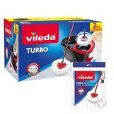Vileda Turbo Pedallı Temizlik Seti + Turbo Üçgen Mikrofiber Yedek Paspas