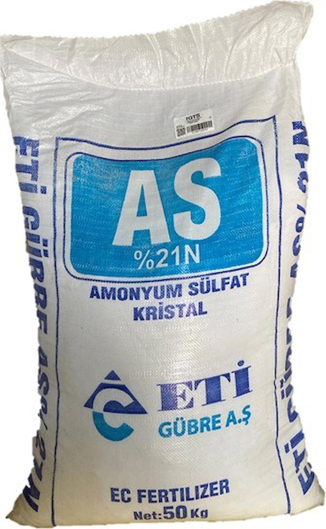 Eti Gübre Amonyum Sülfat Şeker Gübre Organik Toprak Kristal Gübre 1 kg