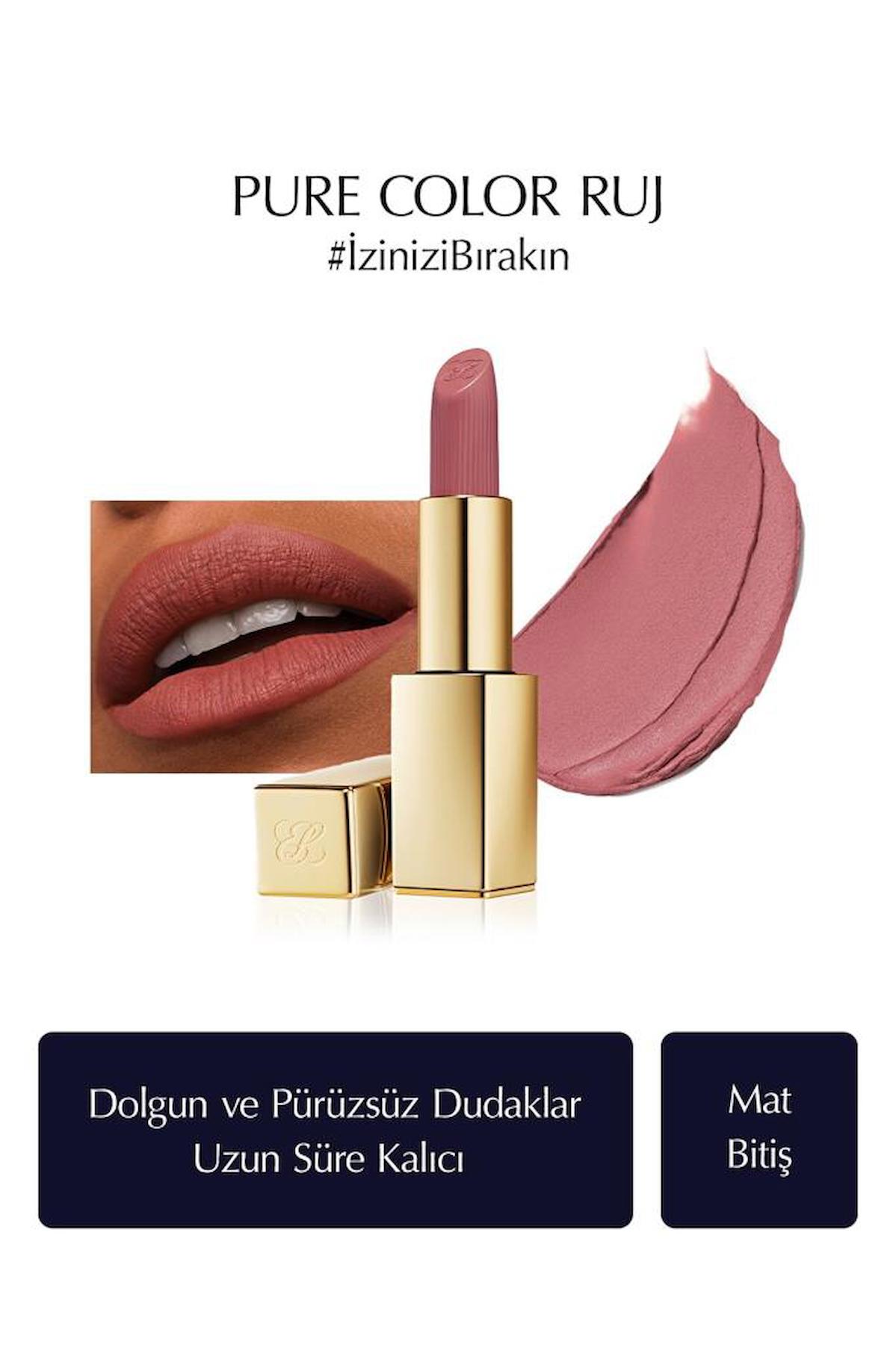 Estee Lauder 828 Kalıcı Dudak Dolgunlaştırıcı Mat Krem Lipstick Ruj