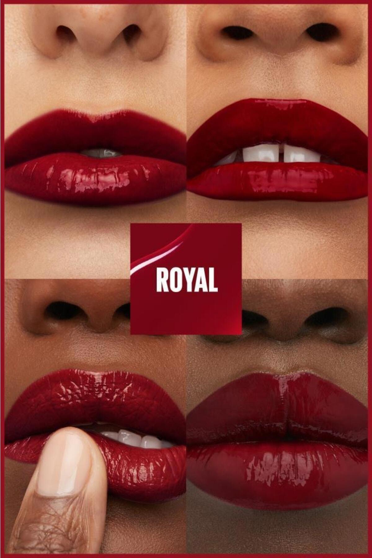 Maybelline New York 55 Royal Kalıcı Parlak Likit Fırçalı Ruj