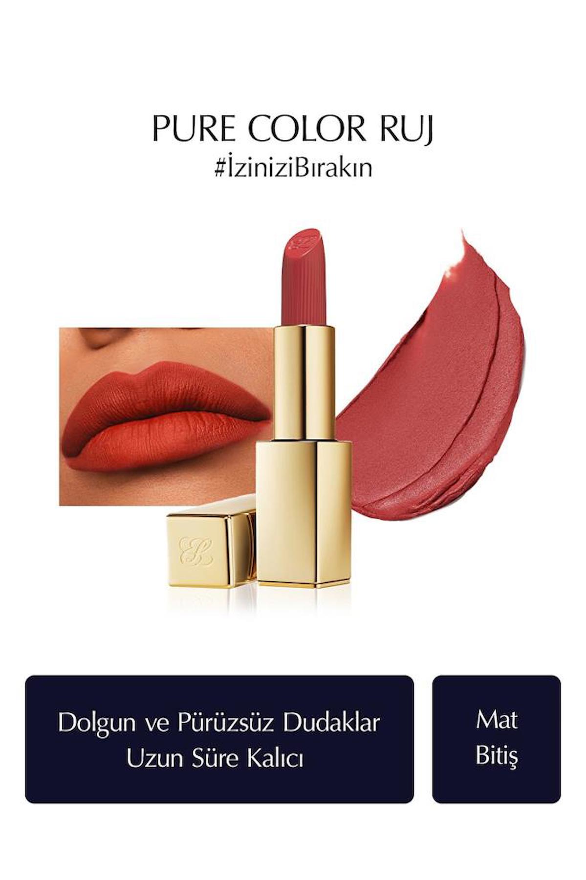 Estee Lauder 666 Kalıcı Dudak Dolgunlaştırıcı Mat Krem Lipstick Ruj