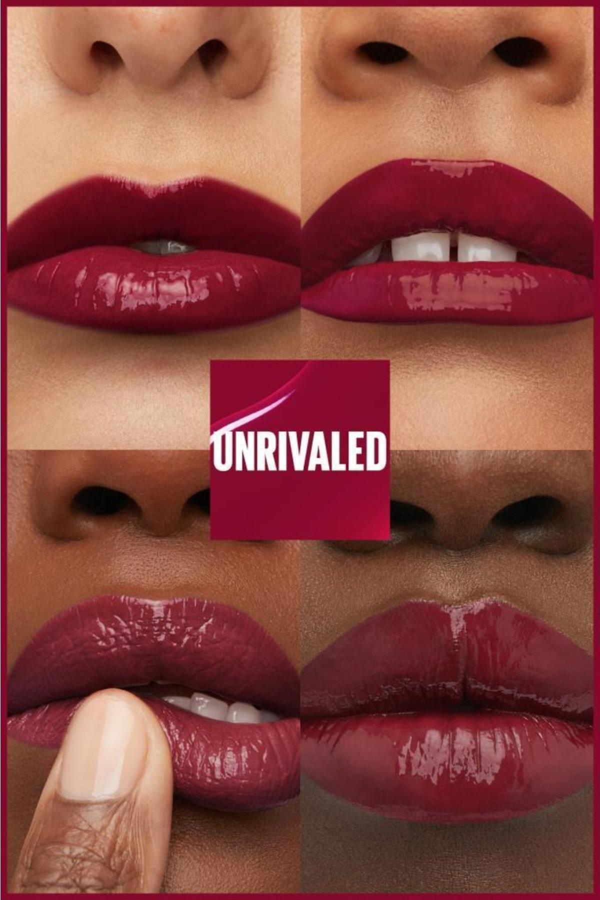 Maybelline New York 30 Unrivaled Kalıcı Parlak Likit Fırçalı Ruj