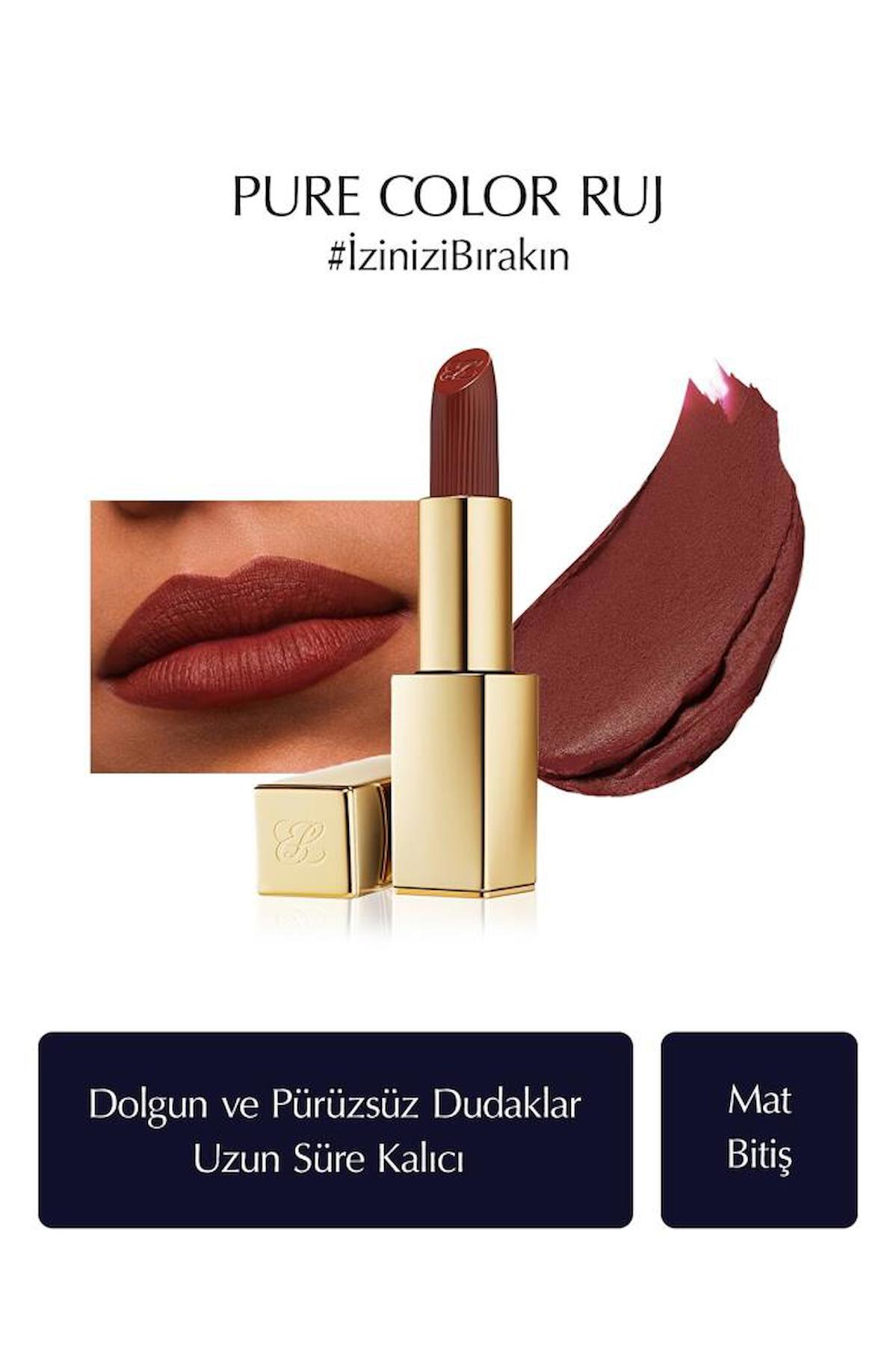 Estee Lauder 806 Kalıcı Dudak Dolgunlaştırıcı Mat Krem Lipstick Ruj