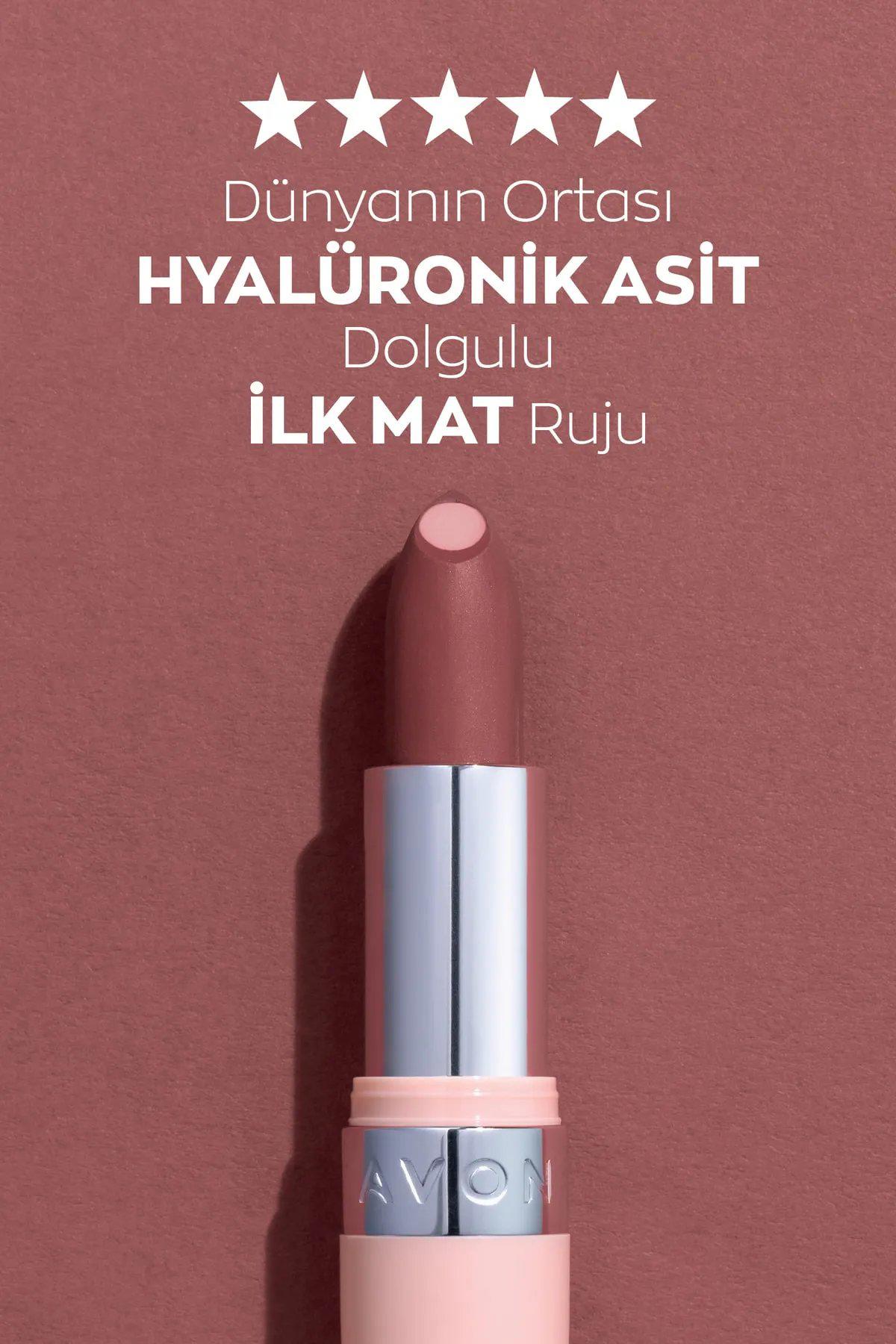 Avon Hydramatic Mauve Kalıcı Mat Krem Lipstick Ruj