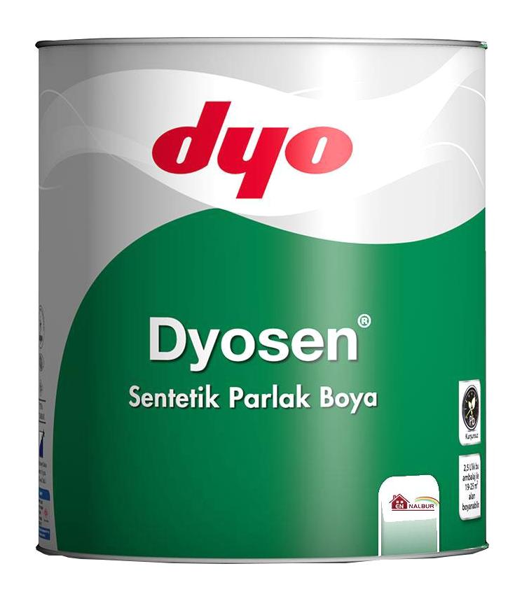 Dyo Dyosen Su Bazlı Parlak İç Cephe Boyası 0.75 lt Siyah