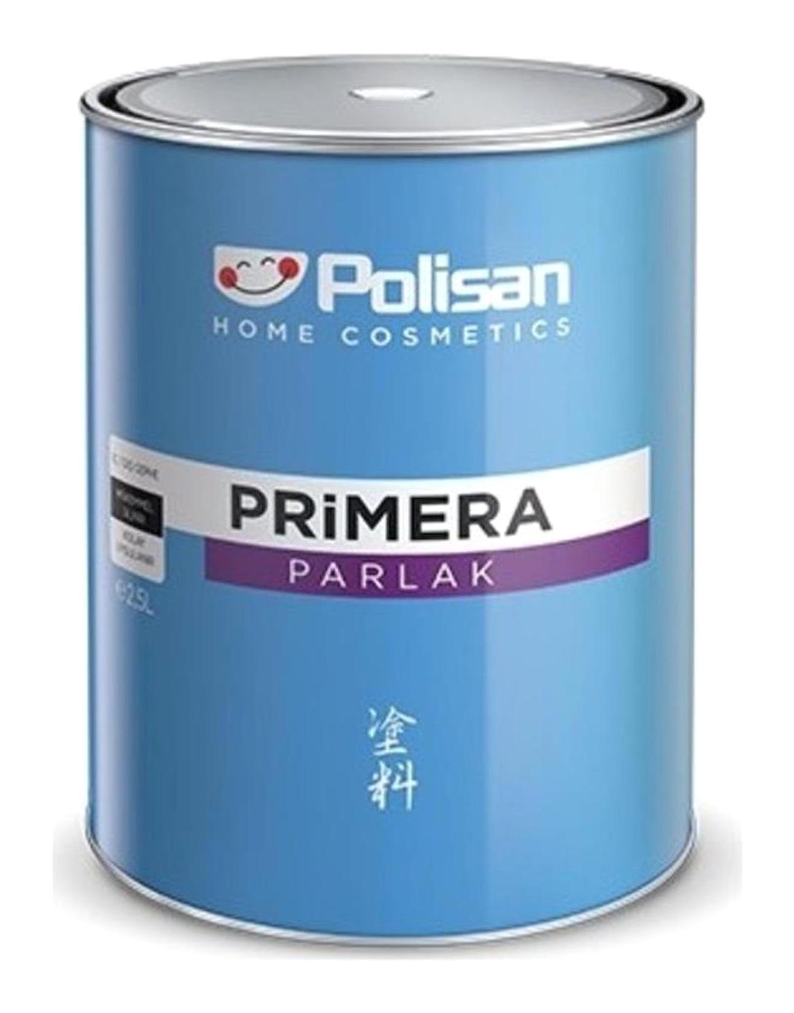 Polisan Primera Solvent Su Bazlı Parlak İç Cephe Boyası 0.25 lt Kahverengi