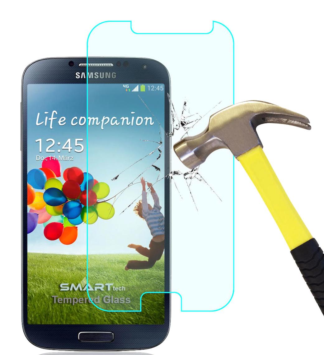 Smart Tech Samsung Galaxy S4 Kırılmaz Temperli Cam Parlak Ekran Koruyucu