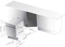 Dominox DDWS 712 XS 7 Programlı A++ Enerji Sınıfı 12 Kişilik Wifili Çekmeceli İnox Ankastre Bulaşık Makinesi