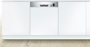 Bosch SMI25DS00T 5 Programlı F Enerji Sınıfı 13 Kişilik Cam Kapaklı Wifili Çekmeceli İnox Ankastre Bulaşık Makinesi