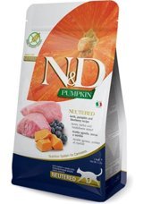 N&d Kısırlaştırılmış Balkabaklı-Kuzu Etli Yetişkin Kuru Kedi Maması 1.5 kg